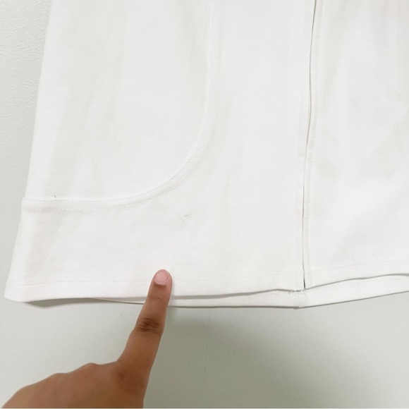 Zara X Kappa White Mini Skirt with Red Logo Medium - Picture 4 of 8